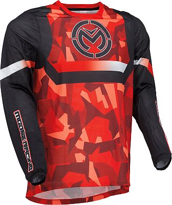 Moose Racing Sahara S22, Trikot - Rot/Weiß/Schwarz - 3XL von Moose Racing