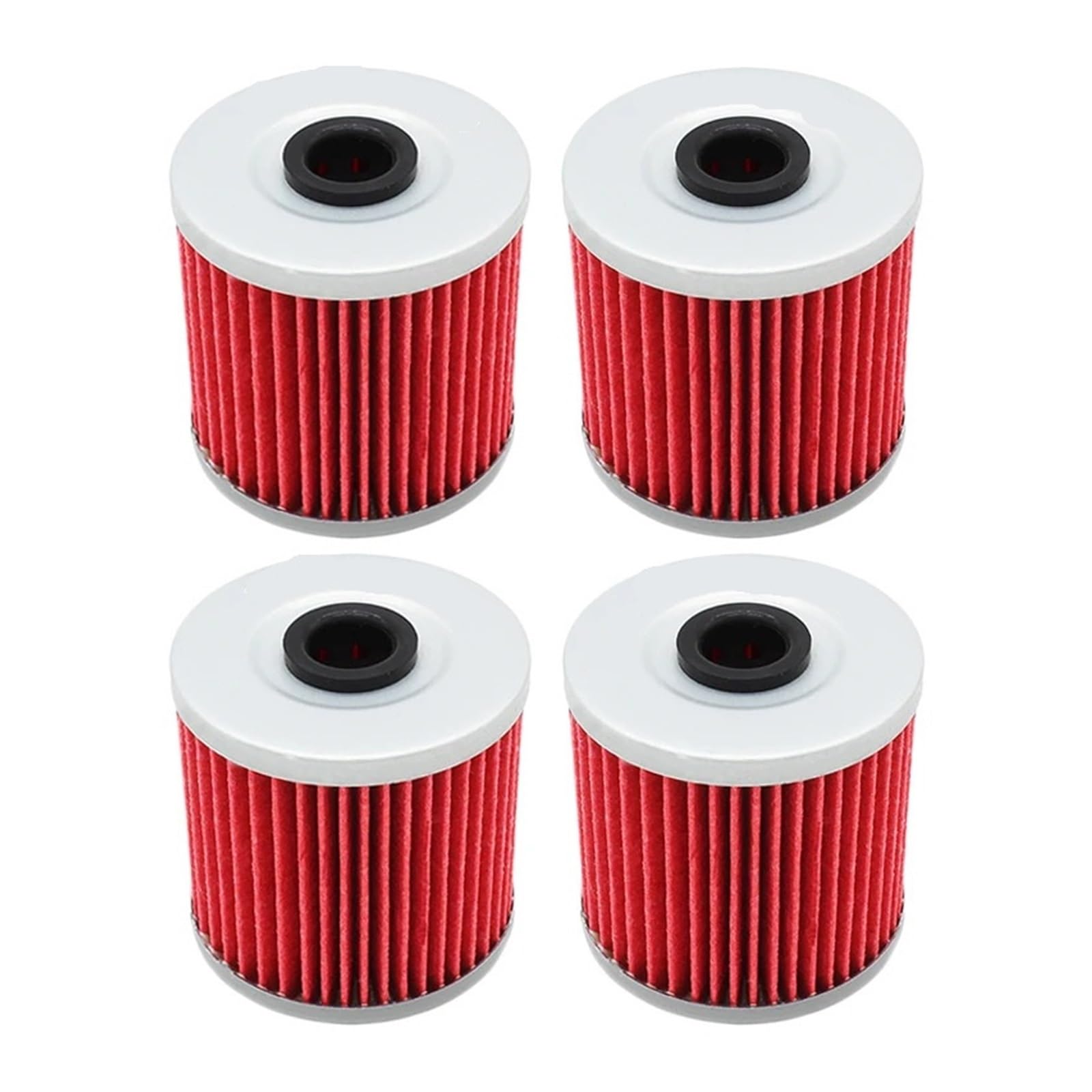 1/2/4 Stück Motorradteile Ölfilter for KL250 KL600 KL650 T-engai 650 KLR250 KLR600 KLR650 KLR650 KLX650 KLX650R(4pcs-red) von Mooyaya