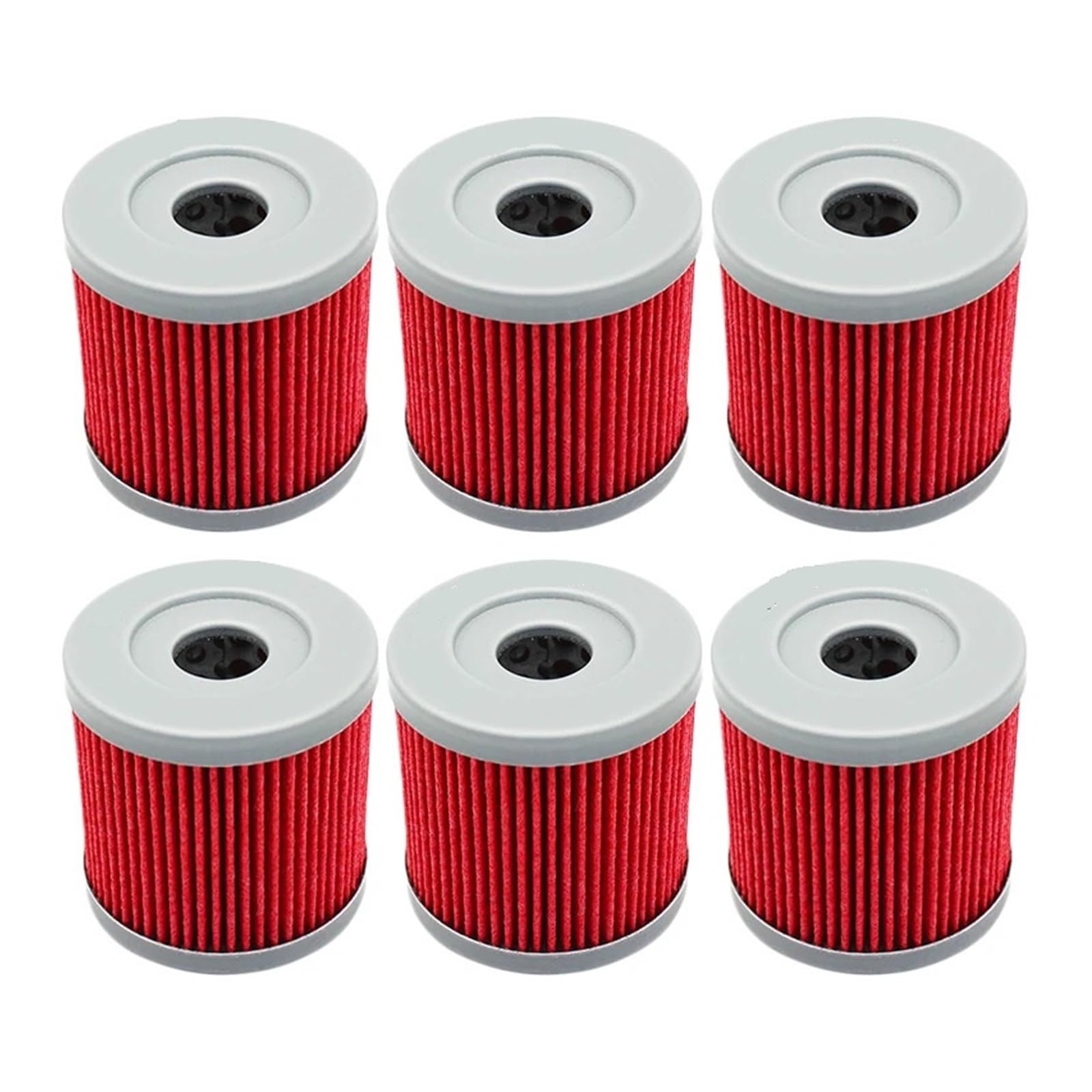 1/3/6 Stück Motorrad-Ölfilter for DRZ400 DRZ400E DRZ400S DRZ400SM LTR450 LTZ400(6pcs-red) von Mooyaya