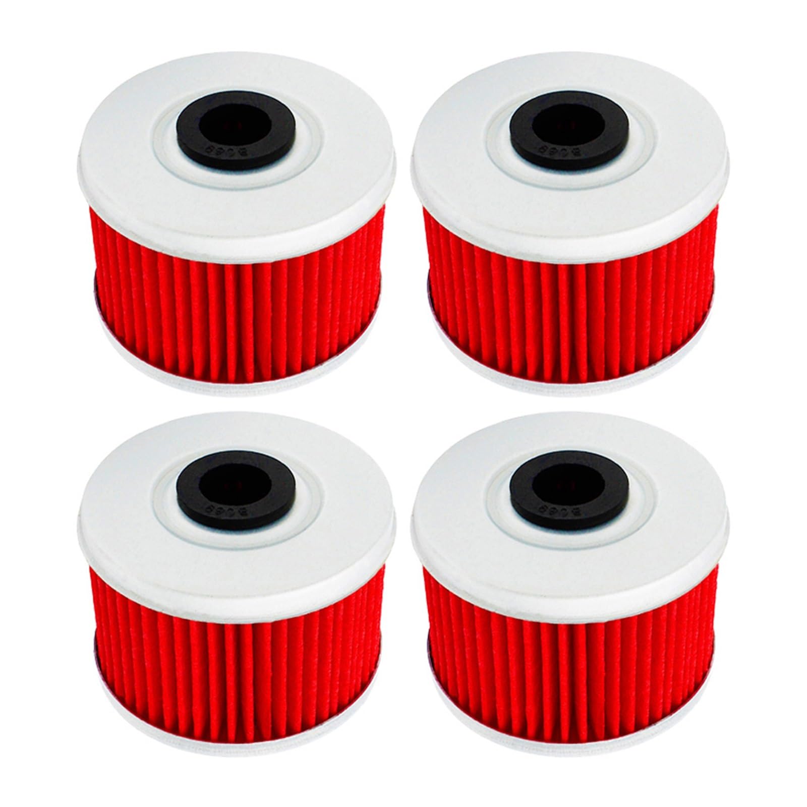 2/4/6 Stück Motorrad-Ölfilter for ATC250SX ATC350X SXS 500 Fourtrax Rancher TRX 200 300 350 400 420 Foreman 450 500 520(Red-4 pcs) von Mooyaya