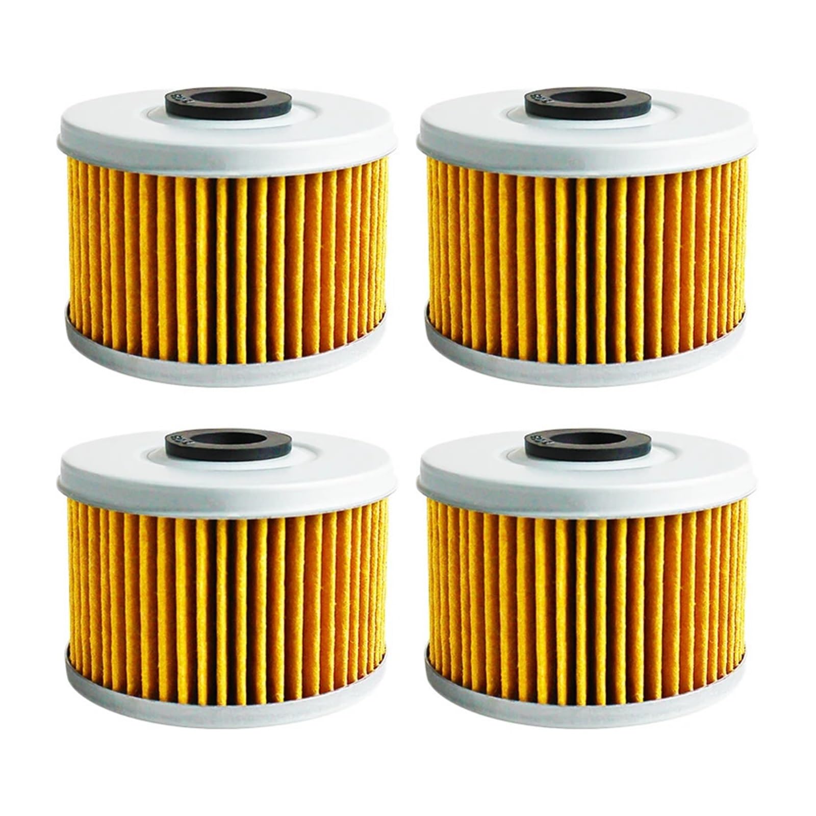 2/4/6 Stück Motorrad-Ölfilter for ATC250SX ATC350X SXS 500 Fourtrax Rancher TRX 200 300 350 400 420 Foreman 450 500 520(Yellow-4 pcs) von Mooyaya