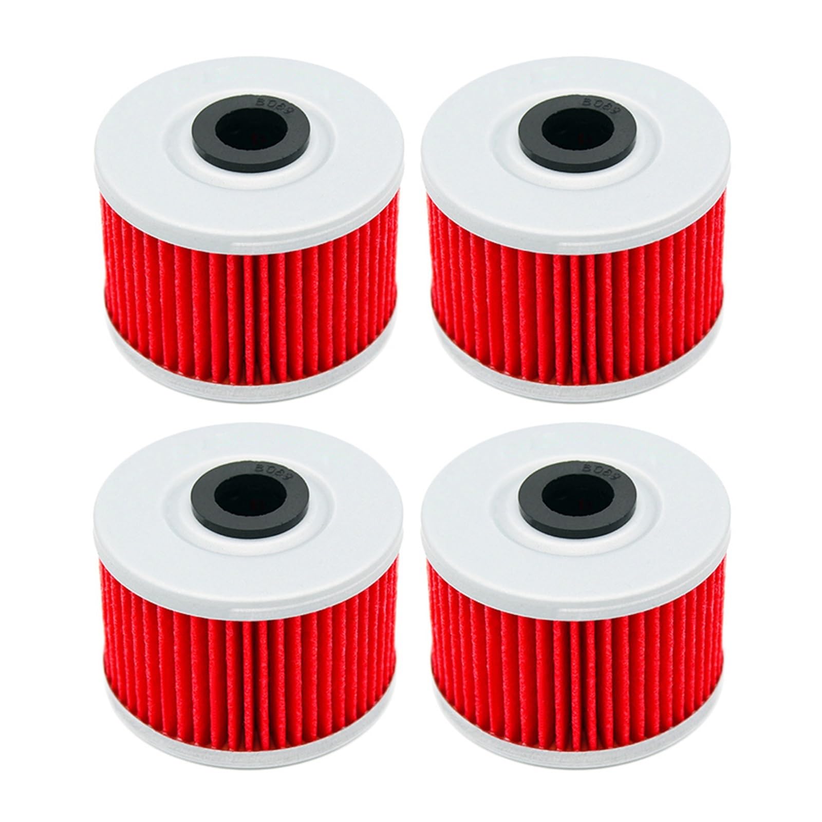 2/4/6 Stück Ölfilter for KLX110 KLX125 KLX250 KLX 125 250 D-Tracker KLX140 KLX150 KLX250R KLX250S KLX300R KLX450R(Red-4 pcs) von Mooyaya