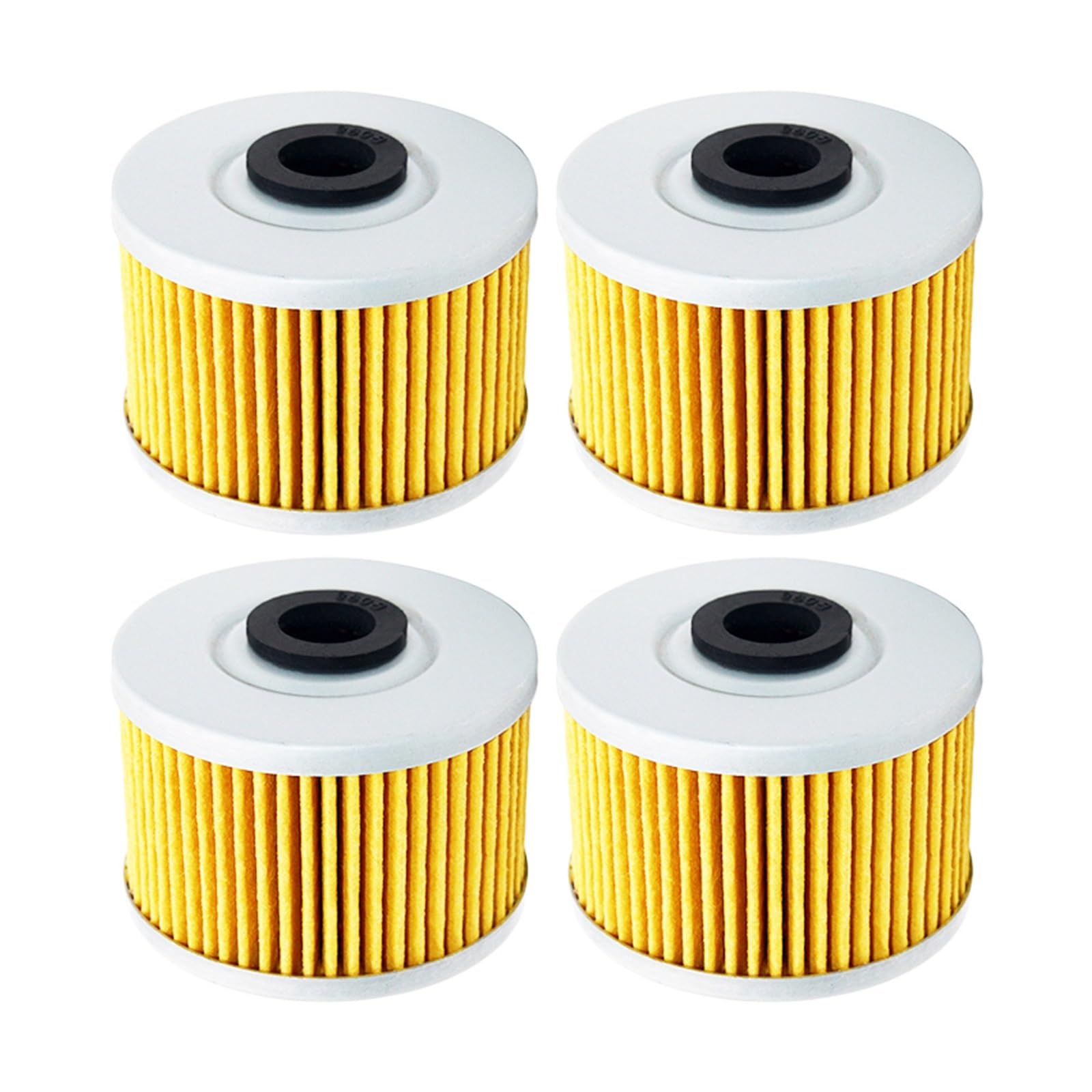 2/4/6 Stück Ölfilter for KLX110 KLX125 KLX250 KLX 125 250 D-Tracker KLX140 KLX150 KLX250R KLX250S KLX300R KLX450R(Yellow-4 pcs) von Mooyaya