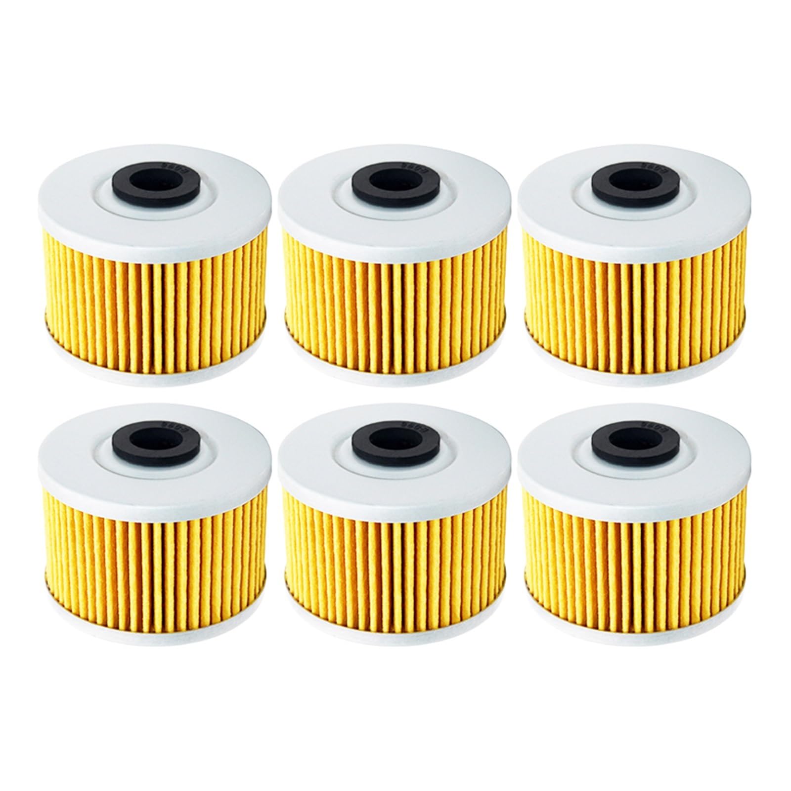 2/4/6 Stück Ölfilter for KLX110 KLX125 KLX250 KLX 125 250 D-Tracker KLX140 KLX150 KLX250R KLX250S KLX300R KLX450R(Yellow-6 pcs) von Mooyaya