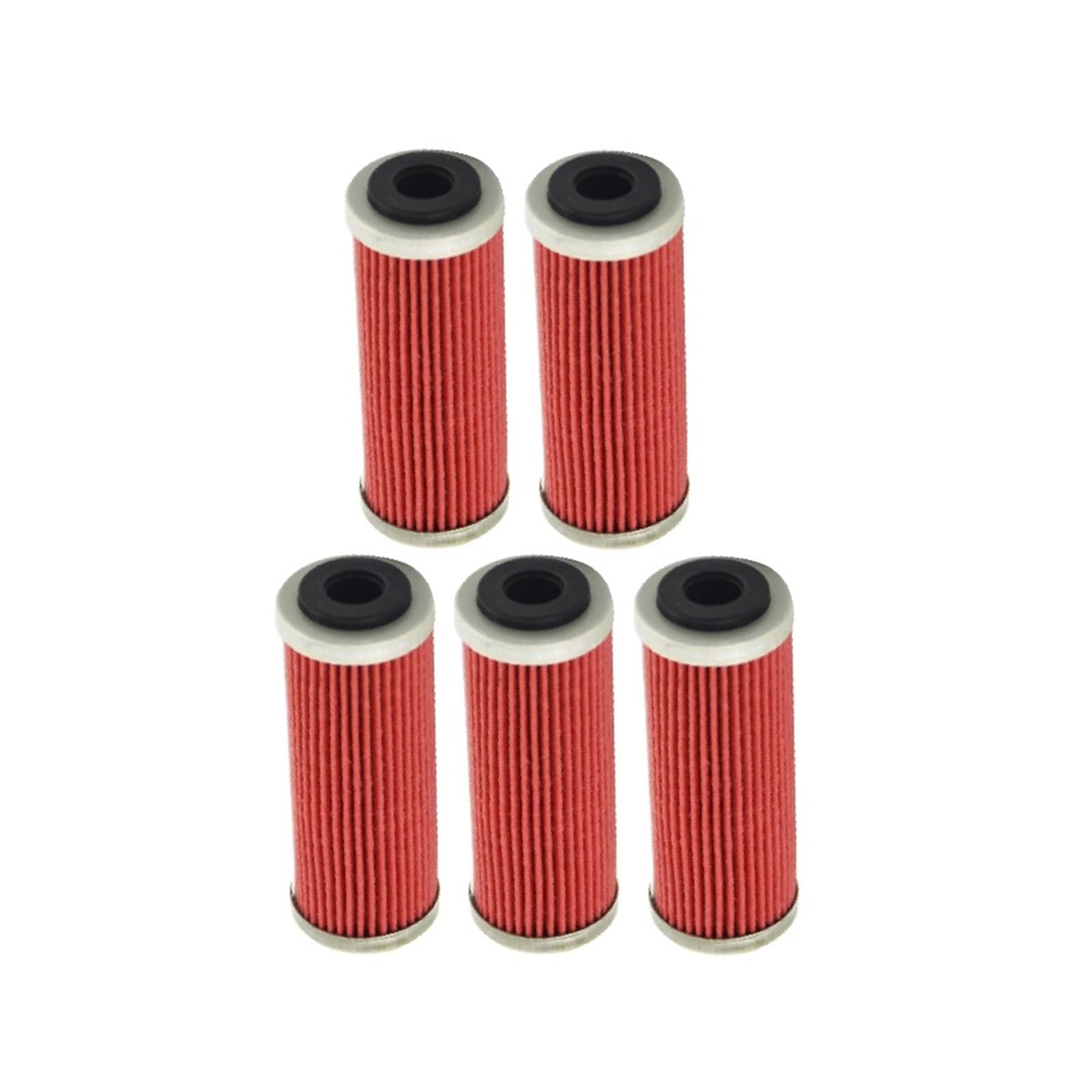 2/5 Stück for SX SXF SXS EXC EXC-F EXC-R XCF XCF-W XCW SMR 250 350 400 450 505 530 2007–2016 Motorrad-Ölfilter(5 Pcs) von Mooyaya