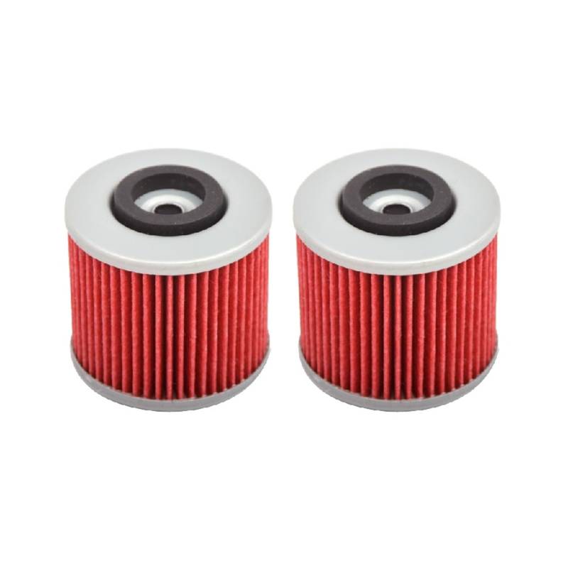 2/5 Stück for XVS400 XVS 400 DRAGSTAR 400 1996-2007 XVS250 XVS 250 2001-2007 XVS1100 XVS 1100 DRAGSTAR Ölfilter(2 Pcs) von Mooyaya