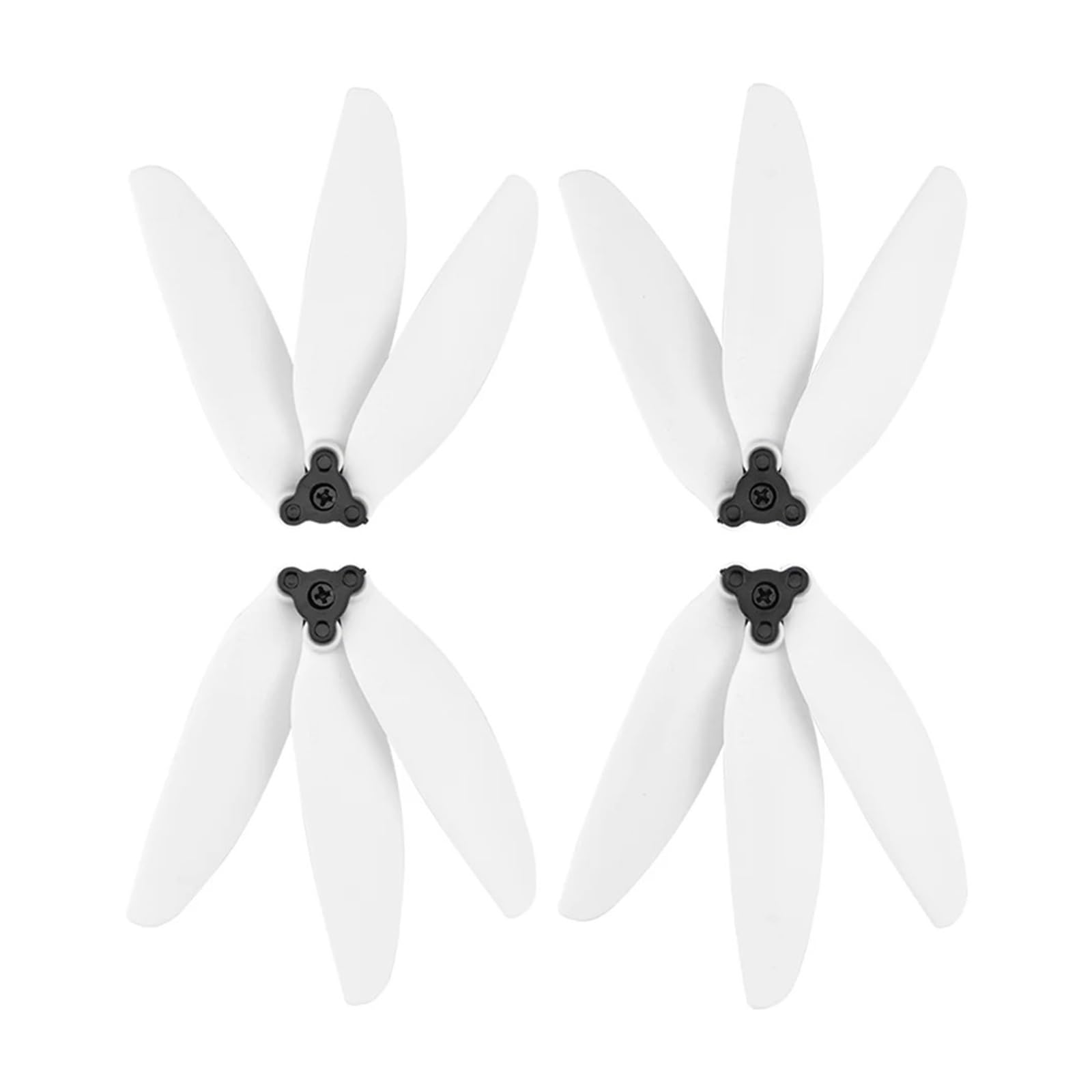 2 Paar 3-Blatt-Drohnenpropeller for D-JI Mavic Mini 2/Mini Ersatzprops(WHITE) von Mooyaya