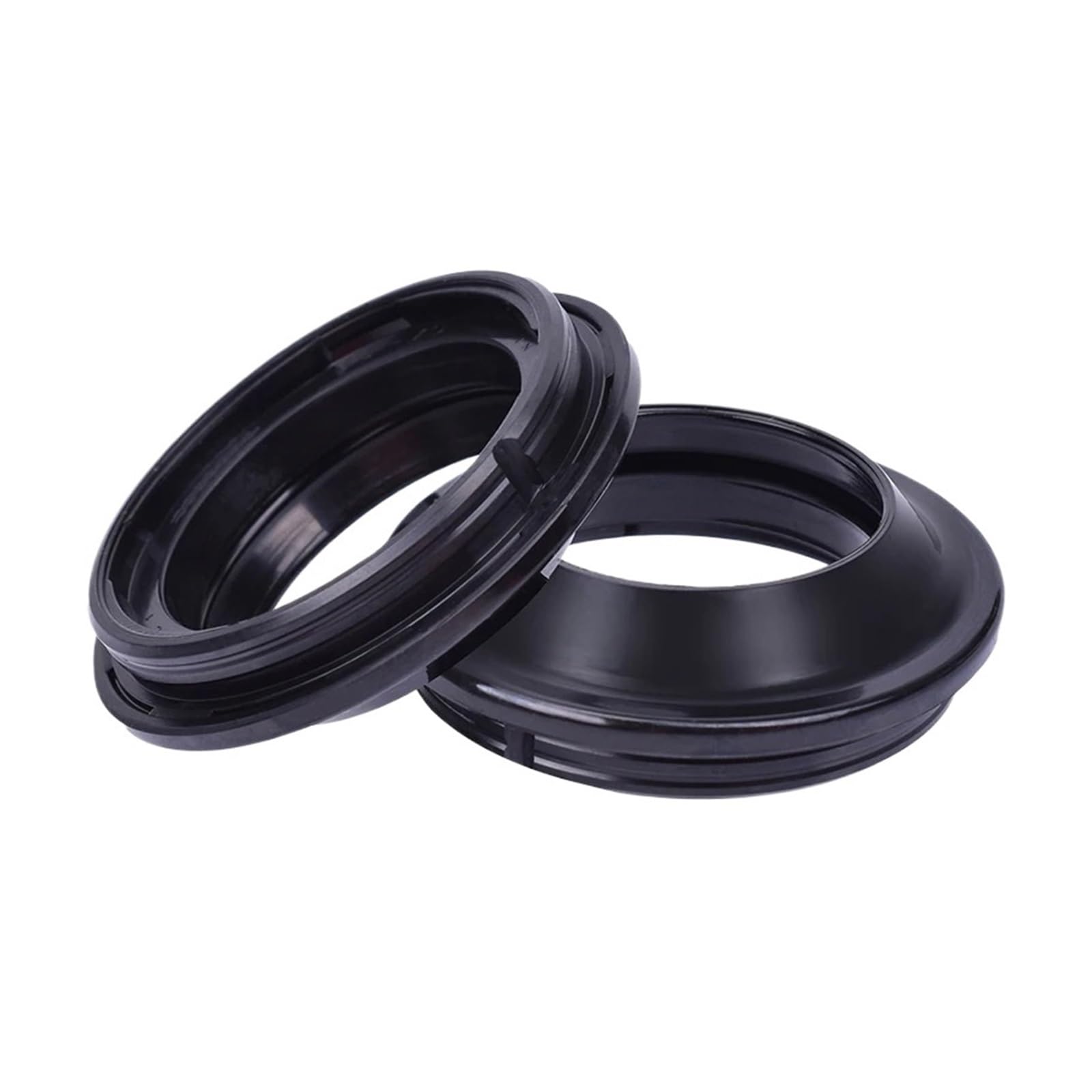 43x55x9,5 Motorrad Gabel Dämpfer Öl Dichtung Staub Dichtung for ZX1000 ZX-10R ZR1200 ZX1200 ZG1400 ZX1400 VN1600(2pcs dust seal) von Mooyaya