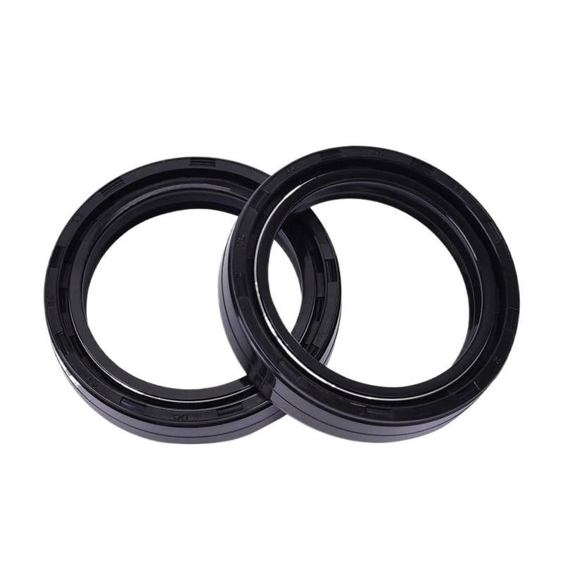 43x55x9,5 Motorrad Gabel Dämpfer Öl Dichtung Staub Dichtung for ZX1000 ZX-10R ZR1200 ZX1200 ZG1400 ZX1400 VN1600(2pcs oil seal) von Mooyaya