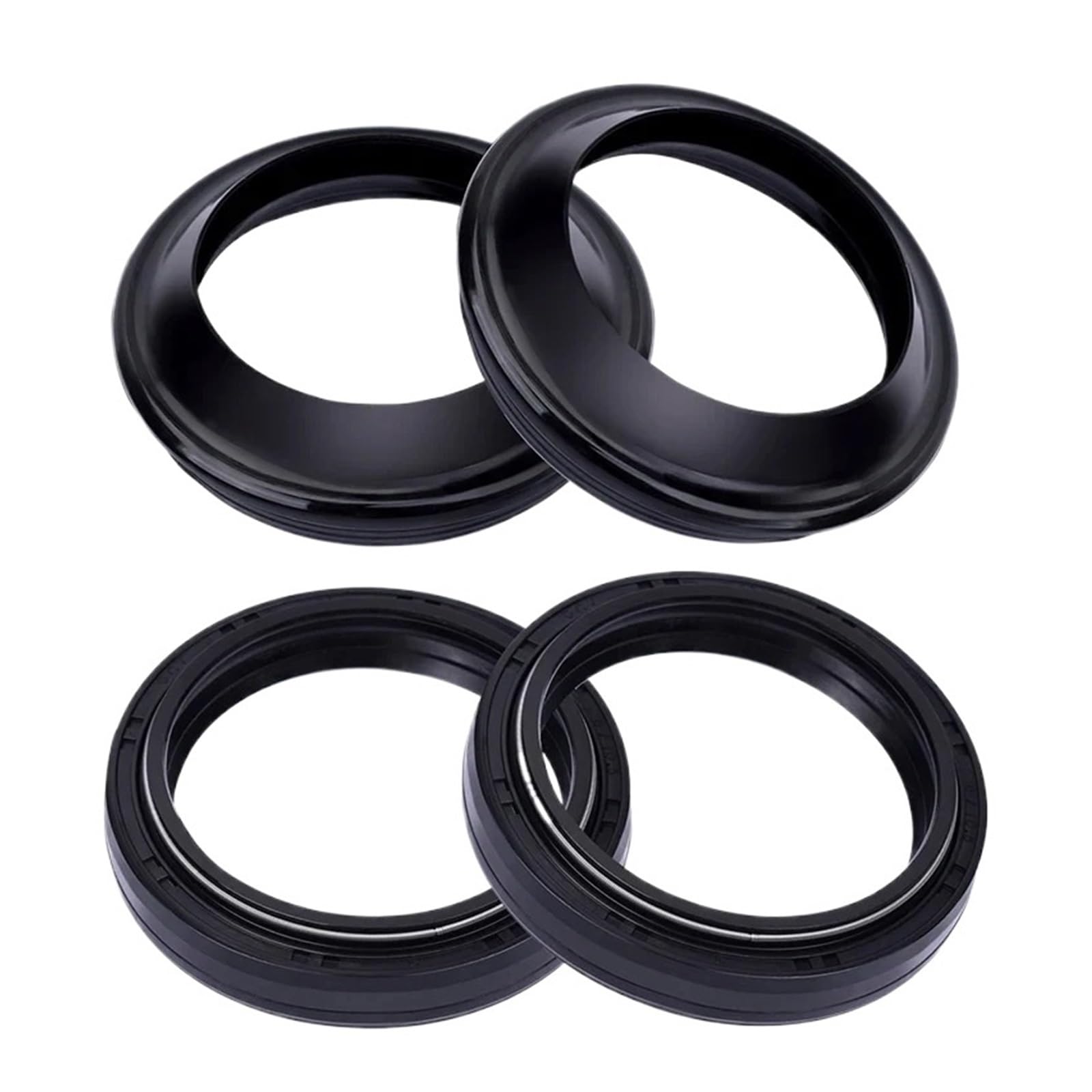 48X57,8X9,5/12 Motorrad Stoßdämpfer Gabel Öl Dichtung Staub Dichtung for 525 MXC 525 SX 560 SMR 625 SXC 48 * 57,8 * 9,5/12(Oil seal dust seal) von Mooyaya