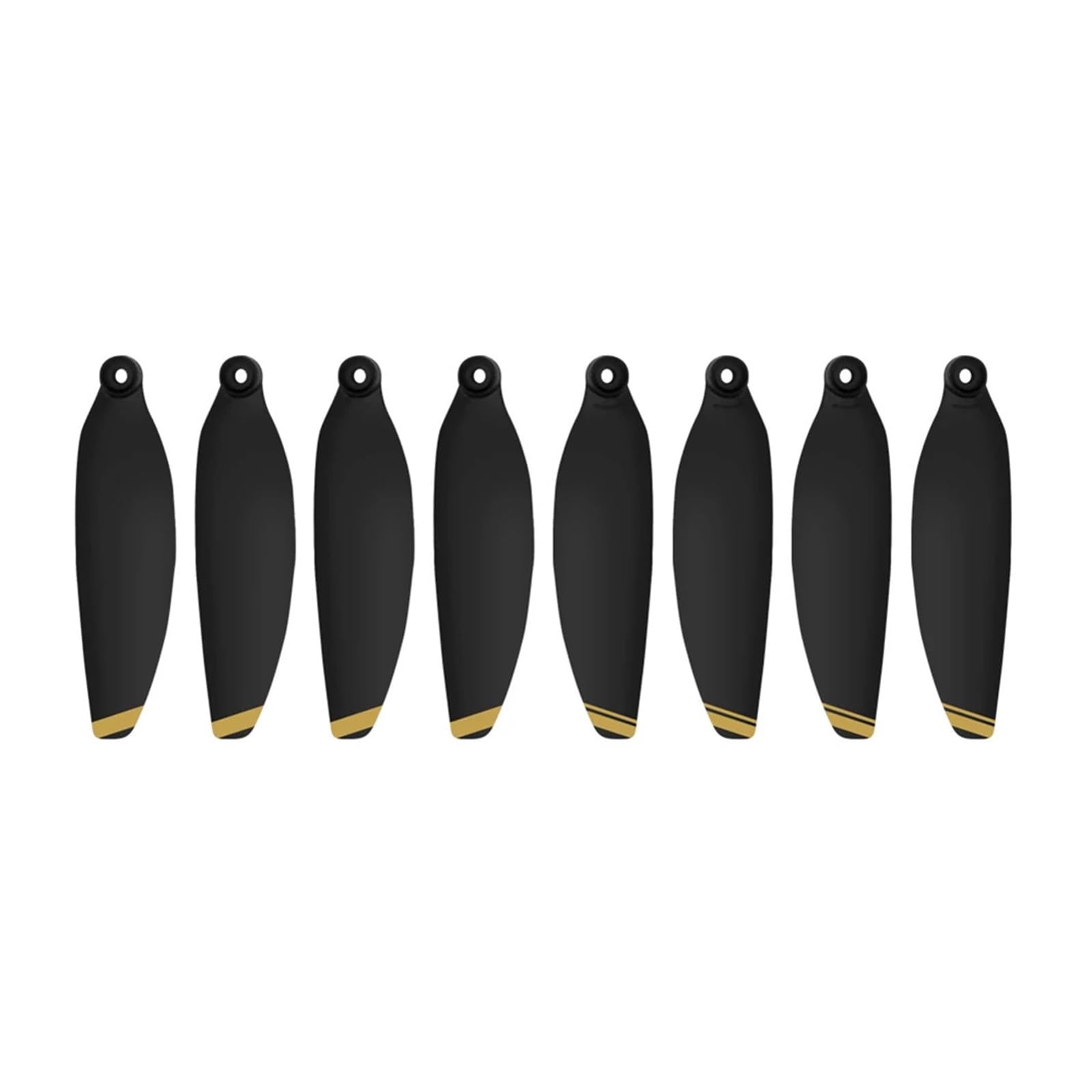 8 Stück 4726F Kunststoff Propeller Prop Blade Zubehör for D-JI Mavic Mini RC Drone(Black gold) von Mooyaya