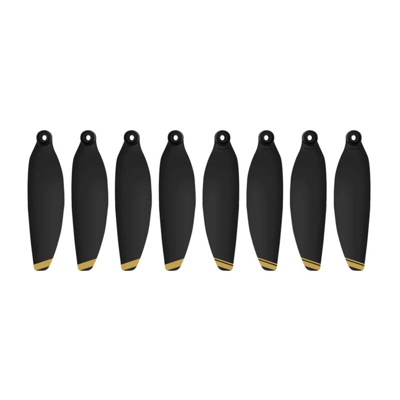 8 Stück 4726F Kunststoff Propeller Prop Blade Zubehör for D-JI Mavic Mini RC Drone(Black gold) von Mooyaya