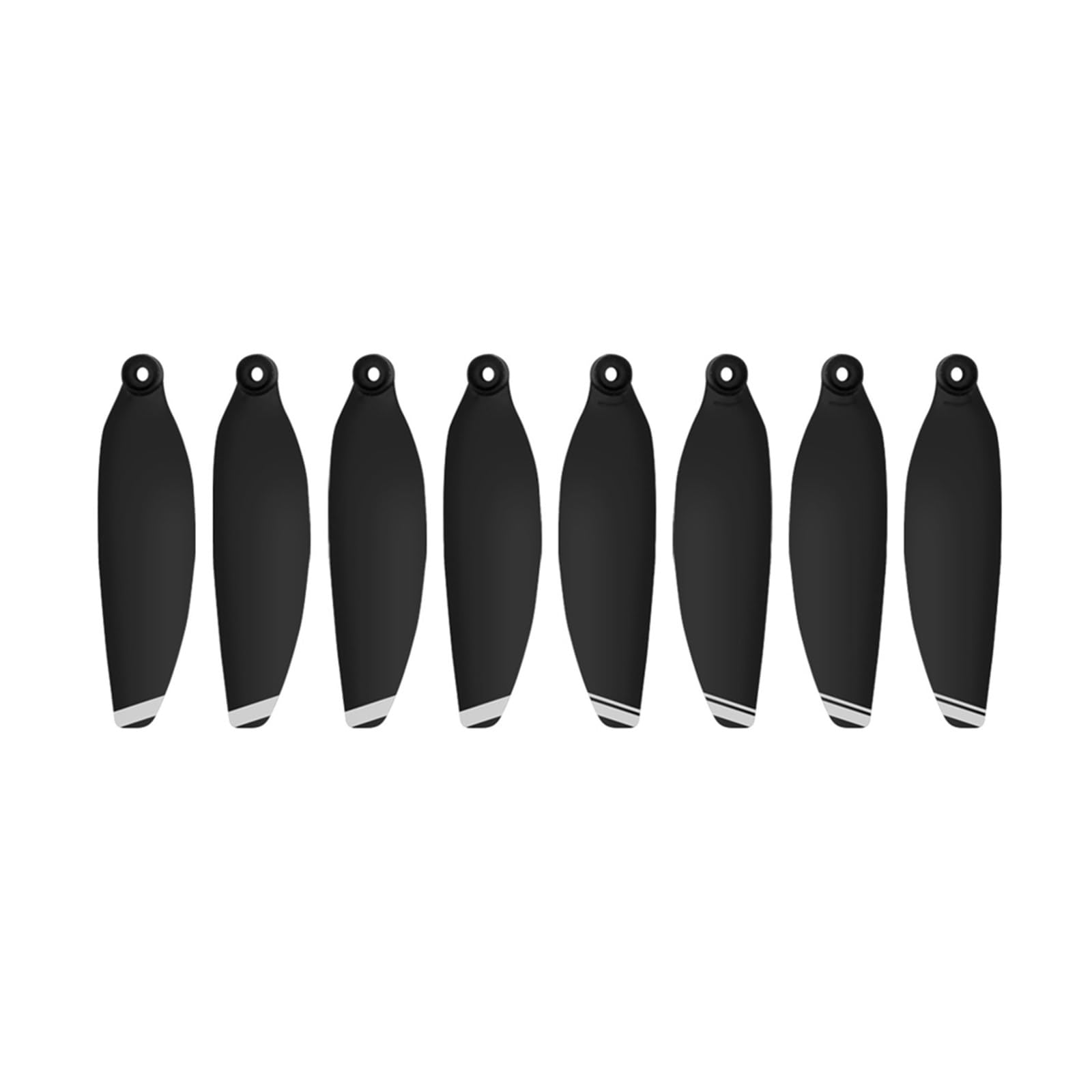 8 Stück 4726F Quick Release Prop Blade Wing Fan Propeller for D-JI Mavic Mini Drone(Black silver) von Mooyaya