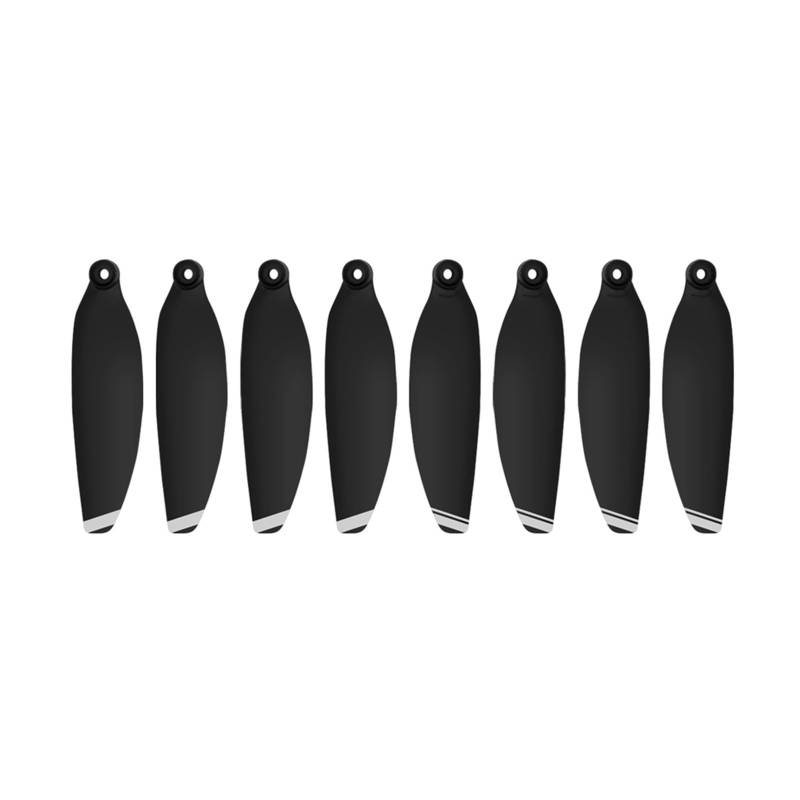 8 Stück 4726F Quick Release Prop Blade Wing Fan Propeller for D-JI Mavic Mini Drone(Black silver) von Mooyaya