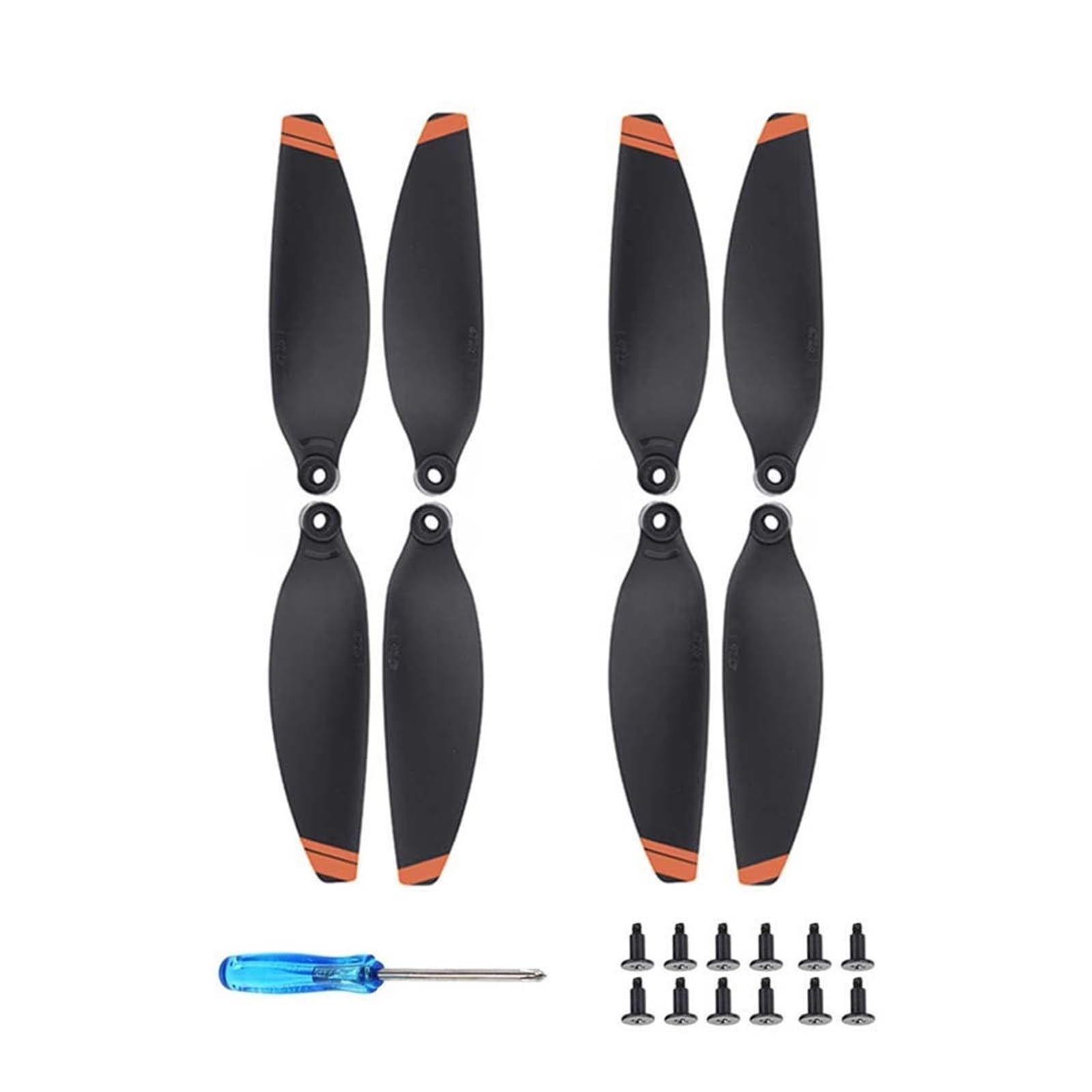 Drohnen-Propeller, 2/4 Paar Ersatzteile, Drohnen-Propellerblatt, Ersatz-Propeller-Set, leichtes Zubehör for D-JI Mavic Mini(2 Pairs) von Mooyaya