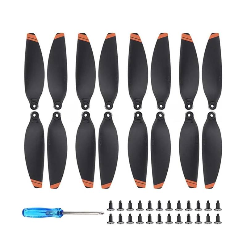 Drone Propeller Ersatzteile Drone Blades Ersatz Drone Propeller Blade Leichtes Zubehör for D-JI Mavic Mini(4 Pairs) von Mooyaya