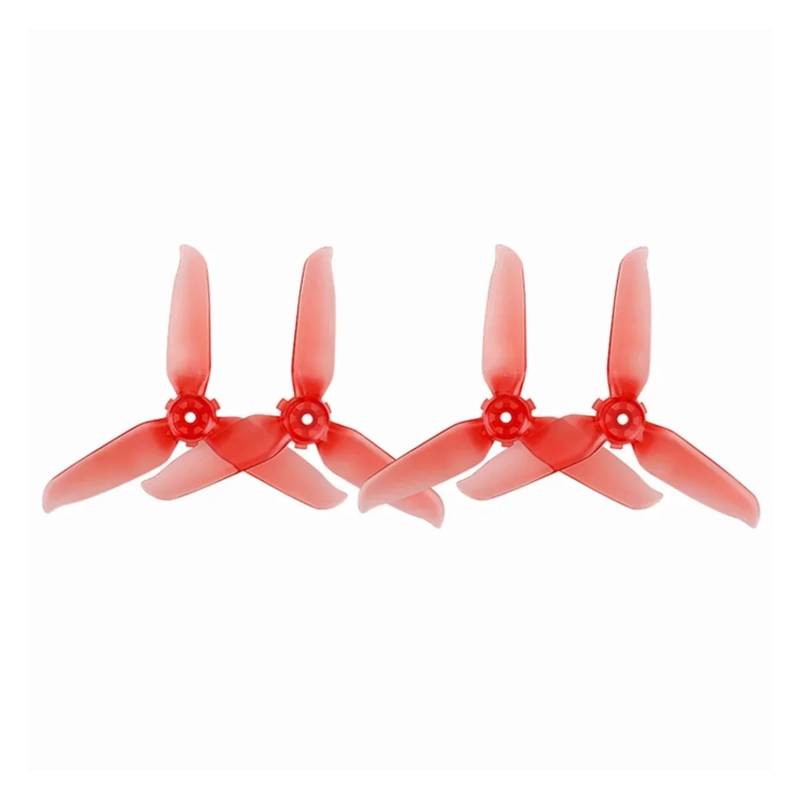 Drone Propeller for D-JI FPV Combo 5328S Requisiten Klinge Ersatz Quick Release Flügel Fan Ersatz for D-JI FPV Zubehör(Red Props 4pcs) von Mooyaya