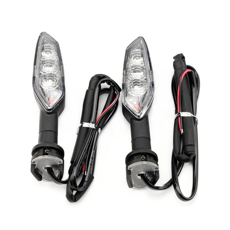 LED Blinker Licht for FZ8 FZ6 NS FZ1 Fazer XJ6 Diversion XJ6N TDM 900 YZF R125 R3 R6 Motorrad Zubehör flasher(2pcs Clear) von Mooyaya