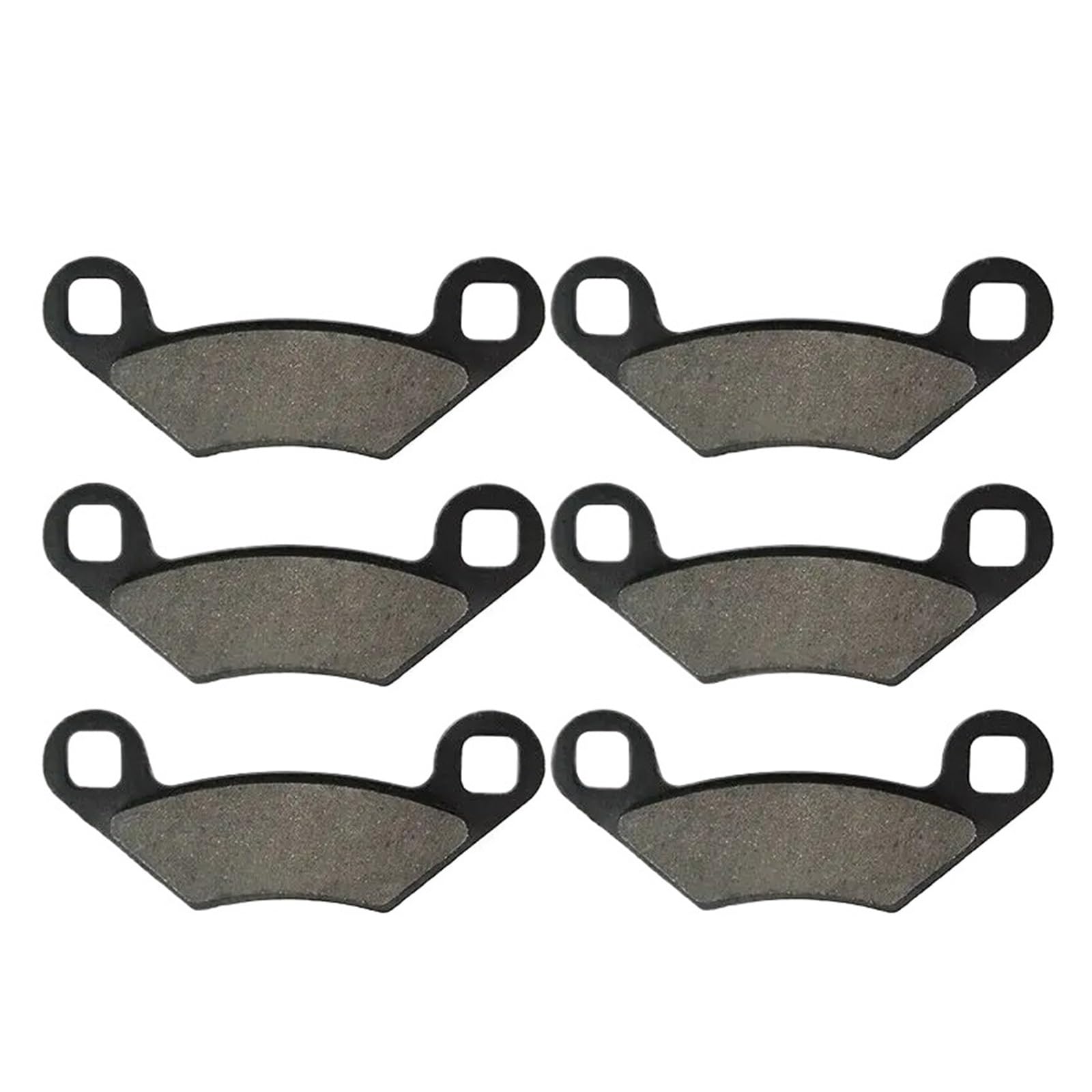 Motorrad-Bremsbeläge vorne und hinten for 300 H-awkeye 2008–2009, 300 S-portsman 500 O-utlaw 500 P-redator(3 Pairs) von Mooyaya