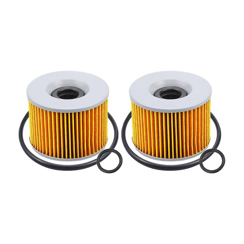 Motorrad-Ölfilter for FZ700 Genesis FZ 750 FZR750 FZR750R FZR 1000 FZX700 Fazer FZX750 FJ1100 FJ1200 XJR1200 XJR1300(Yellow-2 pcs) von Mooyaya