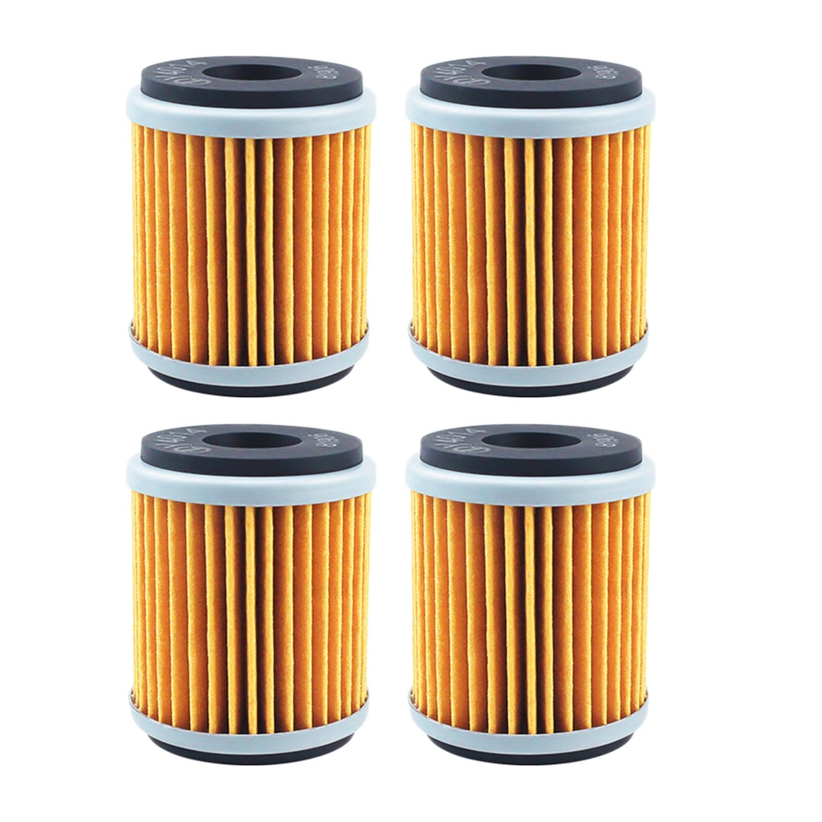 Motorrad-Ölfilter for MT125 YZF R125 R15 VP125 YP125 Xmax XG250 XT250 YBR250 CZD300 T110 Crypton Tricity 292(4pcs-yellow) von Mooyaya