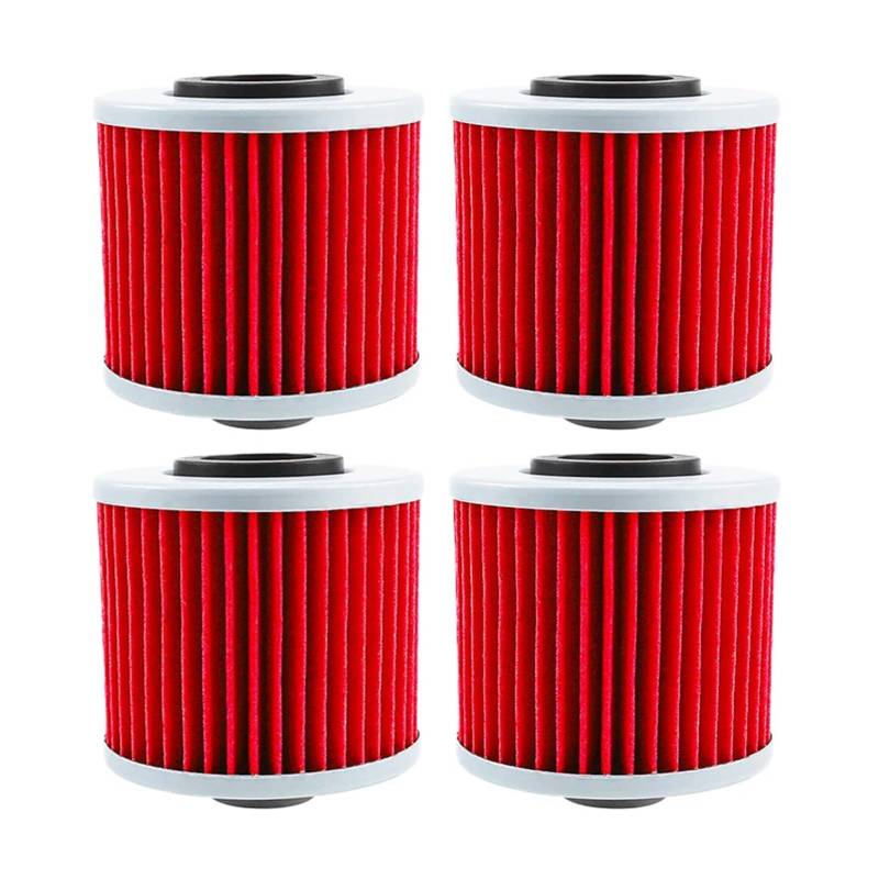 Ölfilter for TDM850 YFM600 R-aptor700 D-ragstar XVS250 400 650 1100 V-Star XV 535 750(Red-4) von Mooyaya