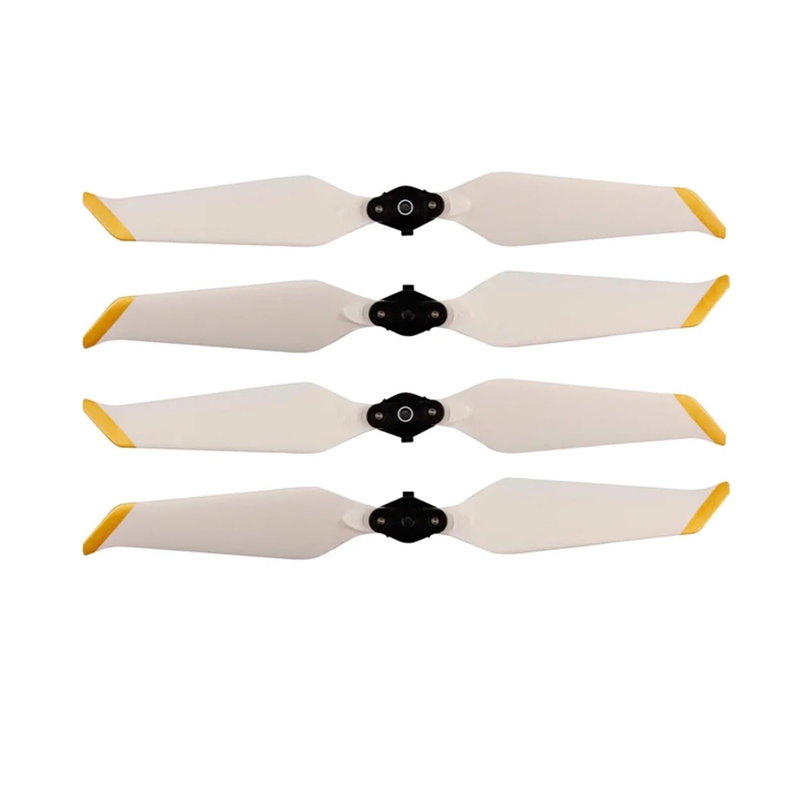 Propeller for D-JI Mavic 2 Pro Zoom 8743 Low-Noise Props Quick-Release Folding Blade Noise Reduction Prop Drone Zubehör(White Gold 4pcs) von Mooyaya