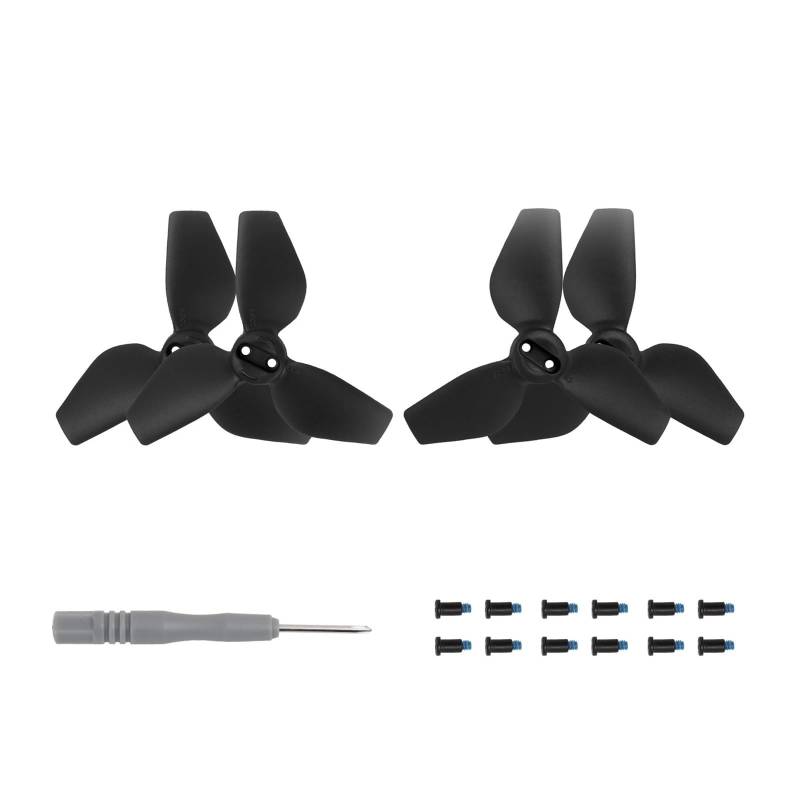 Propeller for D-JI Neo Drone Props Blade 2 Paar bunte Propeller Ersatz leichte Flügelventilatoren Ersatzteile Zubehör(Black) von Mooyaya