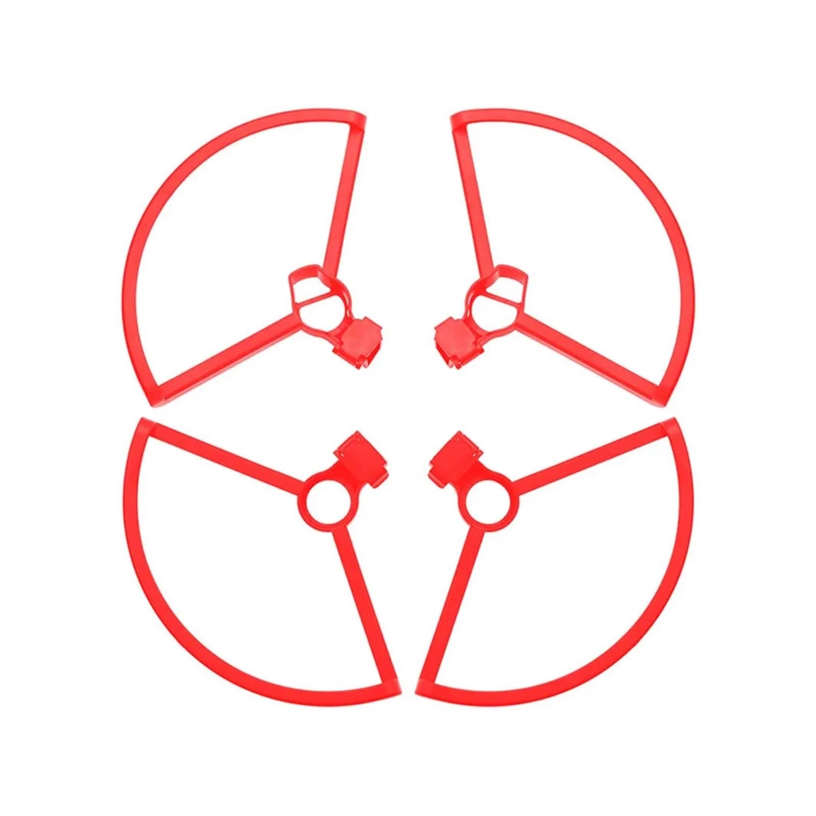 Propellerschutz for D-JI Mini 2/SE, Schnellspanner, Antikollisions-Schutzring, Propellerschutz, Drohnenzubehör(Red) von Mooyaya