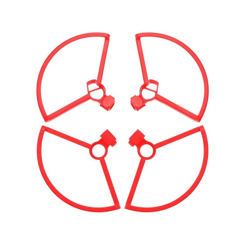 Propellerschutz for D-JI Mini 2/SE, Schnellspanner, Antikollisions-Schutzring, Propellerschutz, Drohnenzubehör(Red) von Mooyaya