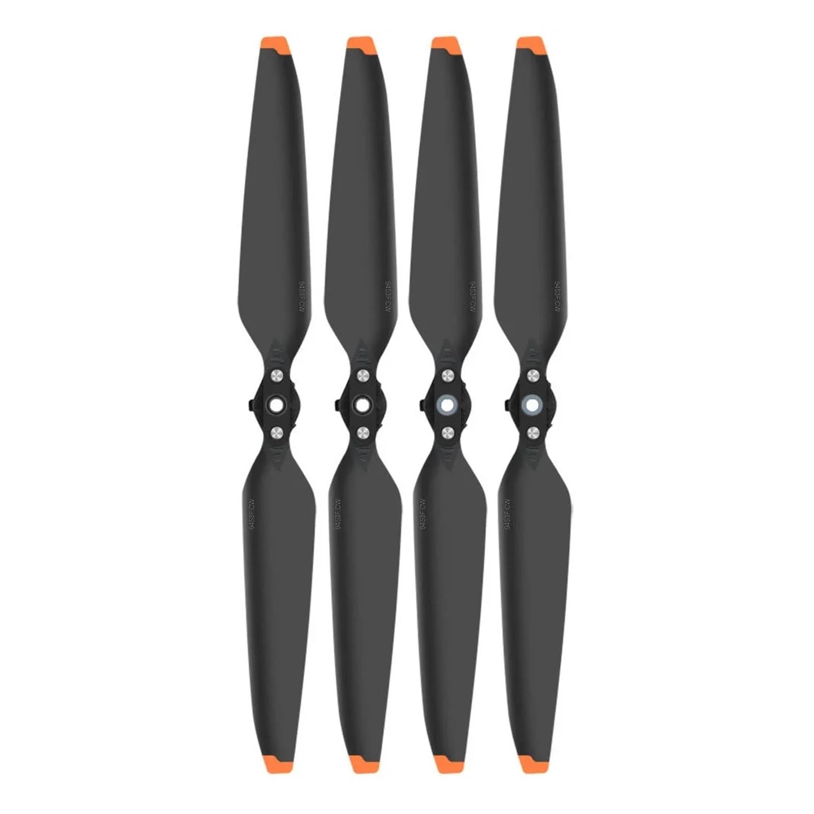 Quick Release 9453F Propeller for D-JI Mavic 3/3 Pro Drone Requisiten Klinge Leichte Schraube Flügel Replacements Ersatzteile Zubehör(Black Orange 4pcs) von Mooyaya