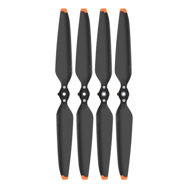 Quick Release 9453F Propeller for D-JI Mavic 3/3 Pro Drone Requisiten Klinge Leichte Schraube Flügel Replacements Ersatzteile Zubehör(Black Orange 4pcs) von Mooyaya