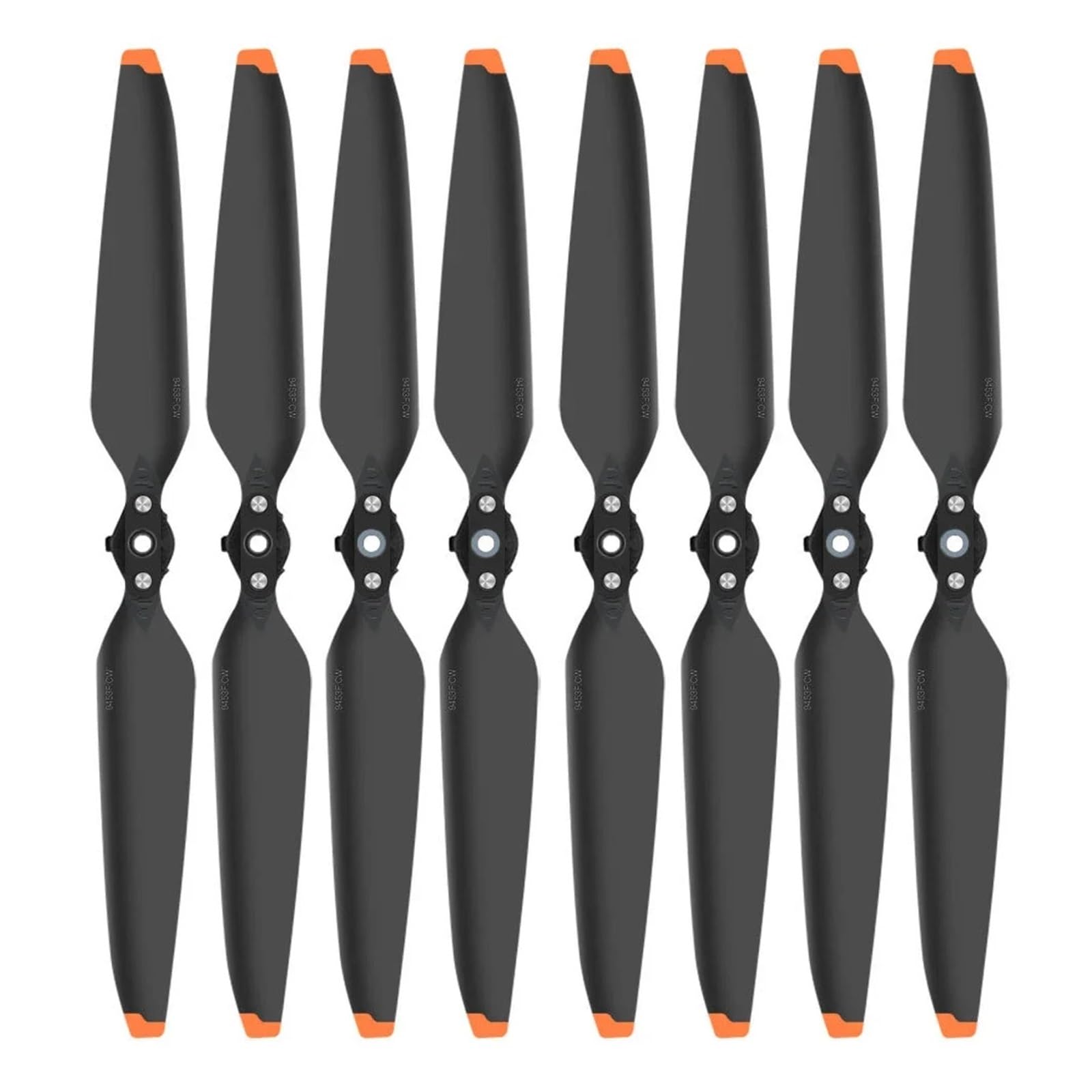 Quick Release 9453F Propeller for D-JI Mavic 3/3 Pro Drone Requisiten Klinge Leichte Schraube Flügel Replacements Ersatzteile Zubehör(Black Orange 8pcs) von Mooyaya