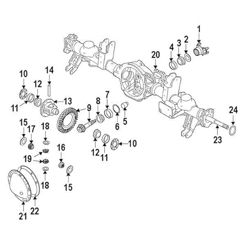 MOPAR 68237720AA – Dichtung Antriebsritzel von Mopar