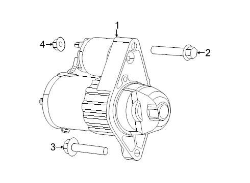 Mopar 56029681AA Anlasser von Mopar