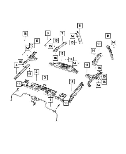 Mopar 6TA60TX7AF Form-Windschutzscheibe von Mopar