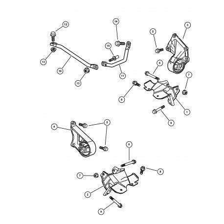 Mopar Insul Pkg Motor Mou - Teilenummer 52058928 von Mopar