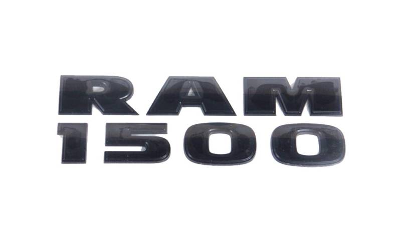 Mopar Ram RAM1500 schwarzes Emblem, Namensschild-Aufkleber, Mopar OEM von Mopar