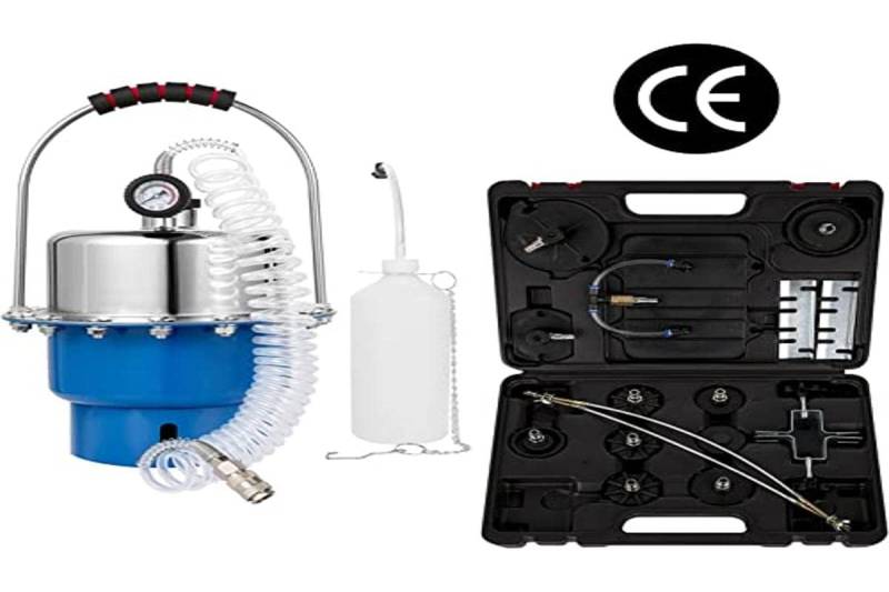 Mophorn Bremsenentlüftungsgerät, 5 l, Druckluftbremse, Entlüftungsgerät, Bremsenentlüftungsgerät von VEVOR