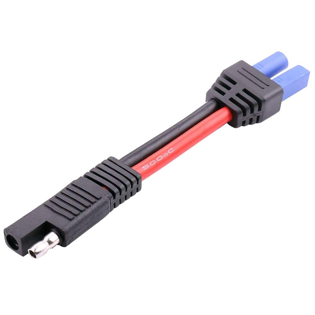 10 AWG EC5-zu-SAE-Kabel,MoreChioce EC5-Buchse zu SAE-Power-Kfz-Adapterkabelanschluss Power-Kfz-Kabel Draht für Solarpanel-Motorrad-Autobatterien, 15 cm von MoreChioce