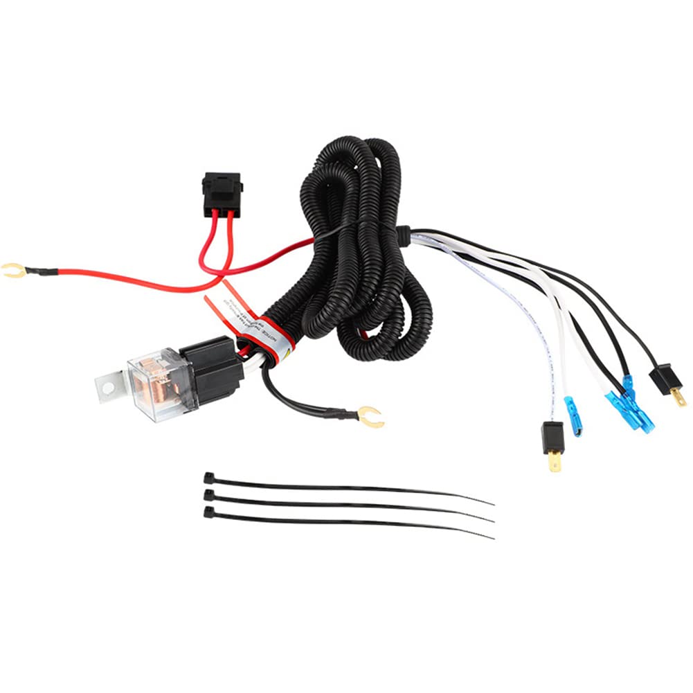 12V Hupe Kabelbaum Relais Kit,MoreChioce Horn-Kabelbaumrelais Elektrische Hupe Autohupe LKW Hupe Relais-Set für Blast Tone-Hupen von MoreChioce