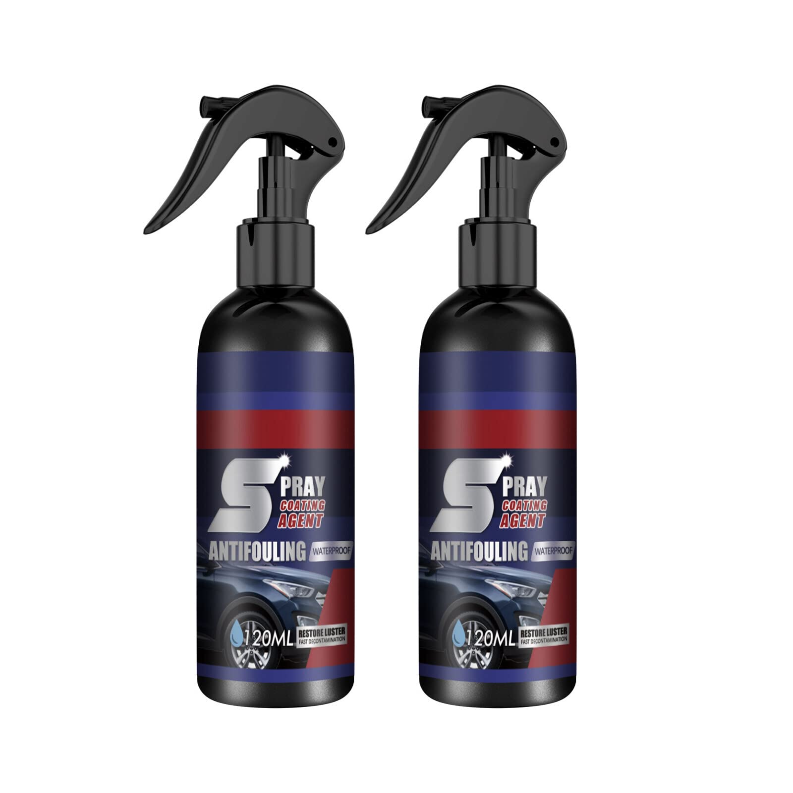 2 Stück Auto Kratzer Entferner Spray, MoreChioce Autolack-Keramik-Film-Kratzer-Entferner-Spray Schnelle Autoreparatur-Kratzer Beschichtungsspray Keramikversiegelung Autokratzer Nano Spray von MoreChioce