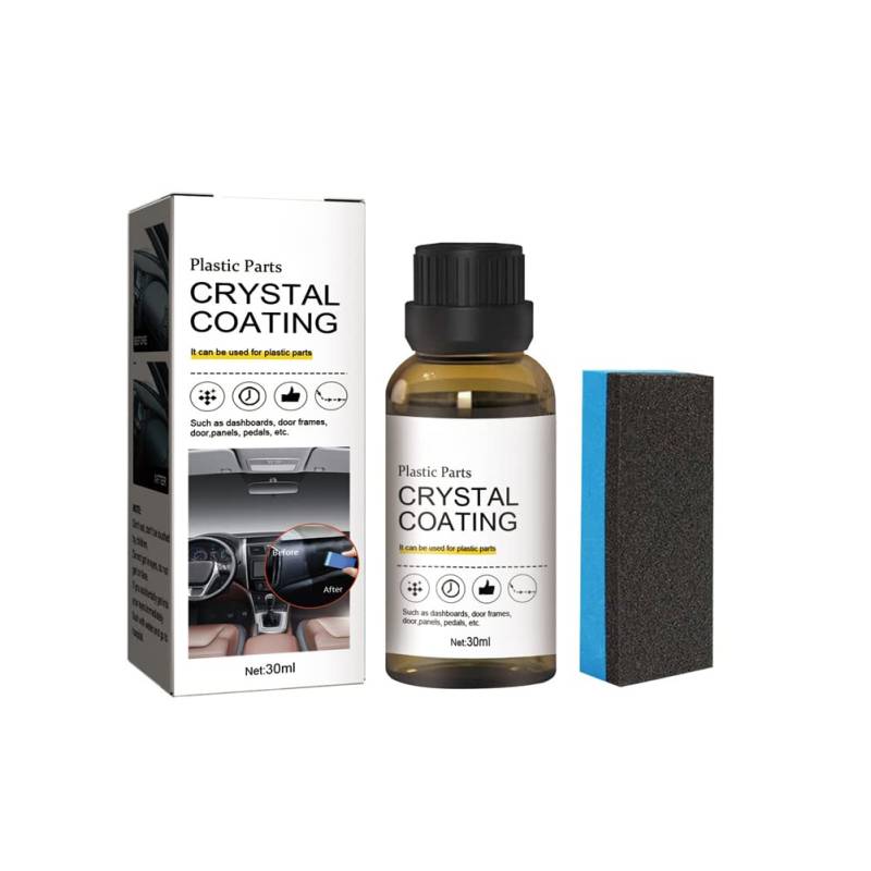 30ml Kunststoffreparatur Set, MoreChioce Autokratzer-Reparaturset Auto Innenraum Reiniger Kratzerentferner für Kunststoffrestaurierung Autoinnenumbau & Schwamm von MoreChioce