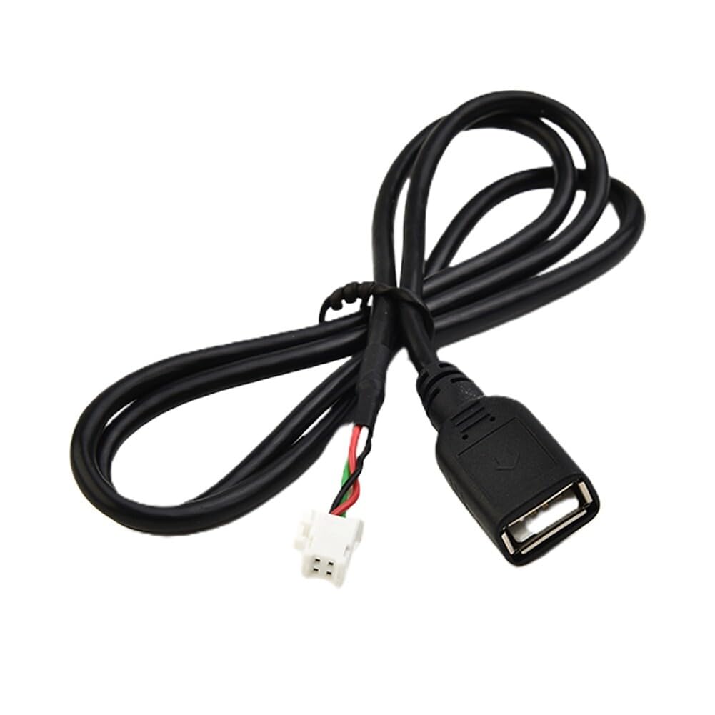 4-poliges USB-Motherboard-Buchse auf Micro-USB-Stecker, MoreChioce 75cm 4 Pin Buchse Verlängerungskabel HUB Stecker Adapter USB Typ A Stecker USB Buchse für Android Autoradio Stereo USB Kabel von MoreChioce