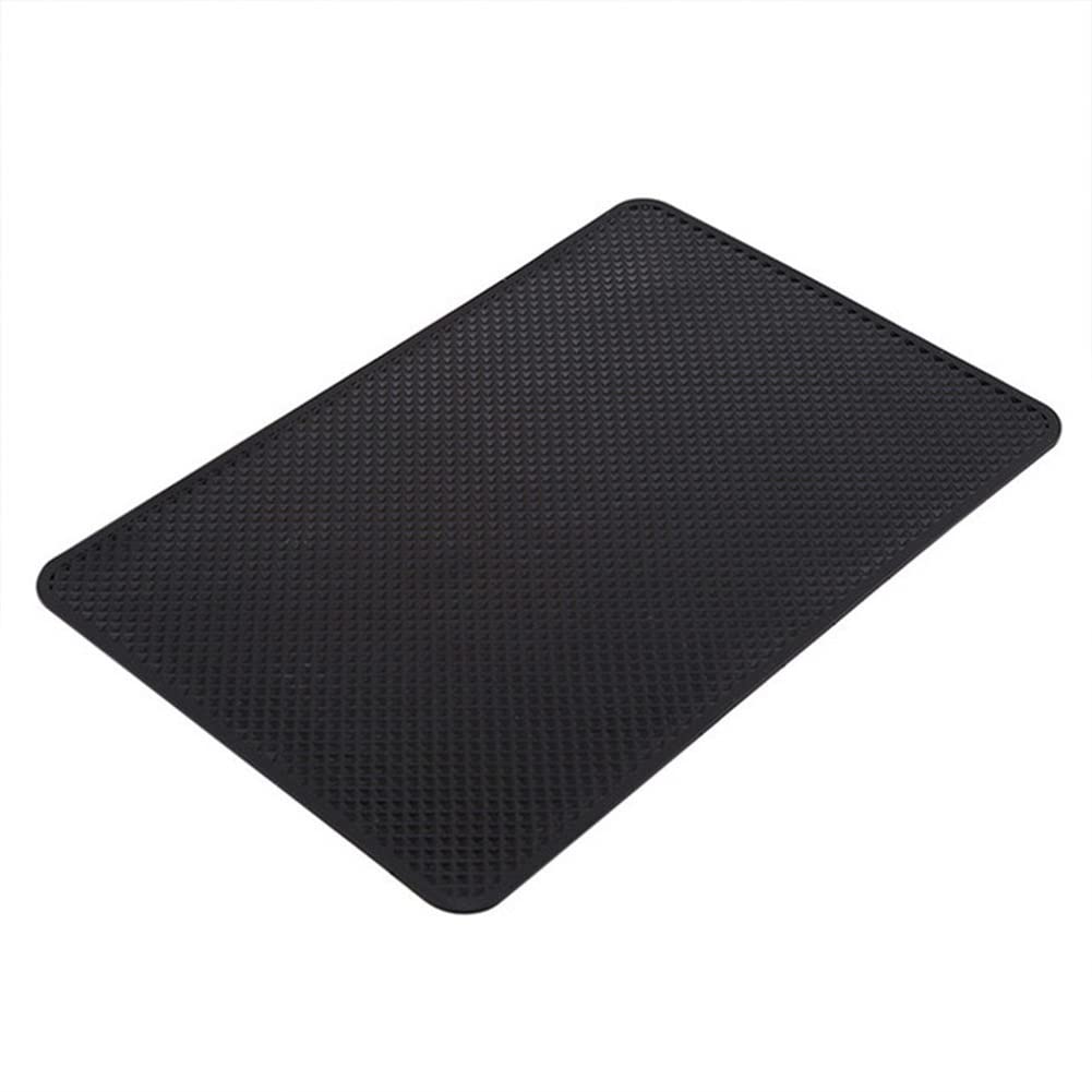 Anti-Rutsch Armaturenbrett Matte,MoreChioce Antirutschmatte Klebematte Silikon Handy Anti Rutsch Pad Antislip Matte Klebrige Pad für Sonnenbrille Mobiltelefone Schlüssel Münzen,19cm x 12cm von MoreChioce