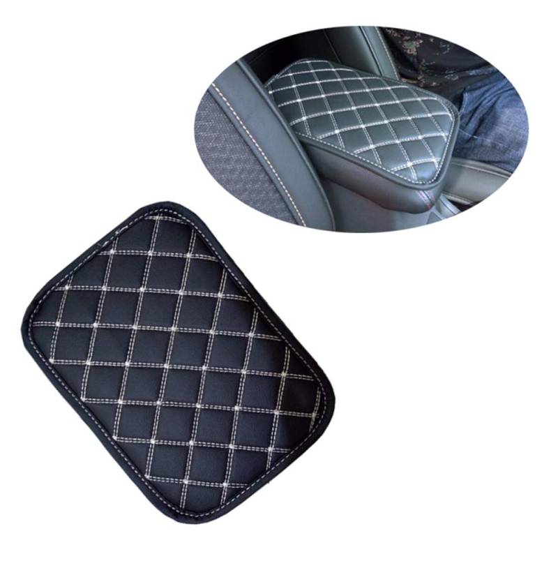 Auto Mittelkonsole Pad,MoreChioce Universal Mittelarmlehne Pad Mittelkonsole Schutz Auto Kissen Mat Auto Armlehne Sitz Box Abdeckung Armlehnenkissen,Grau von MoreChioce