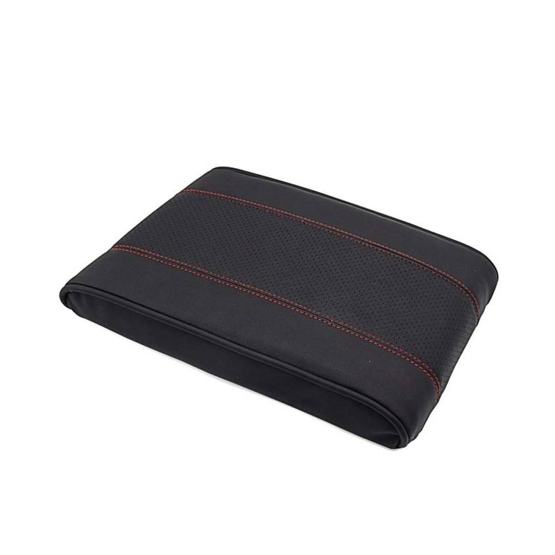 Auto Mittelkonsole Pad,MoreChioce Universal PU Leder Mittelarmlehne Abdeckung Mittelkonsole Schutz Memory-Schaumstoff Mittelarmlehne Pad Armauflage Armlehnenkissen Dekoration Kissen,Schwarz von MoreChioce