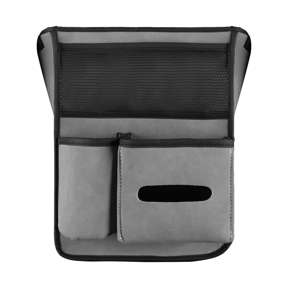 Auto Organizer Zwischen Vordersitzen,MoreChioce Tragbare Autositz Aufbewahrung Organizer Autotasche Aufbewahrungstasche Beifahrersitz Vordersitz Autositztasche Hängenden,Grau von MoreChioce