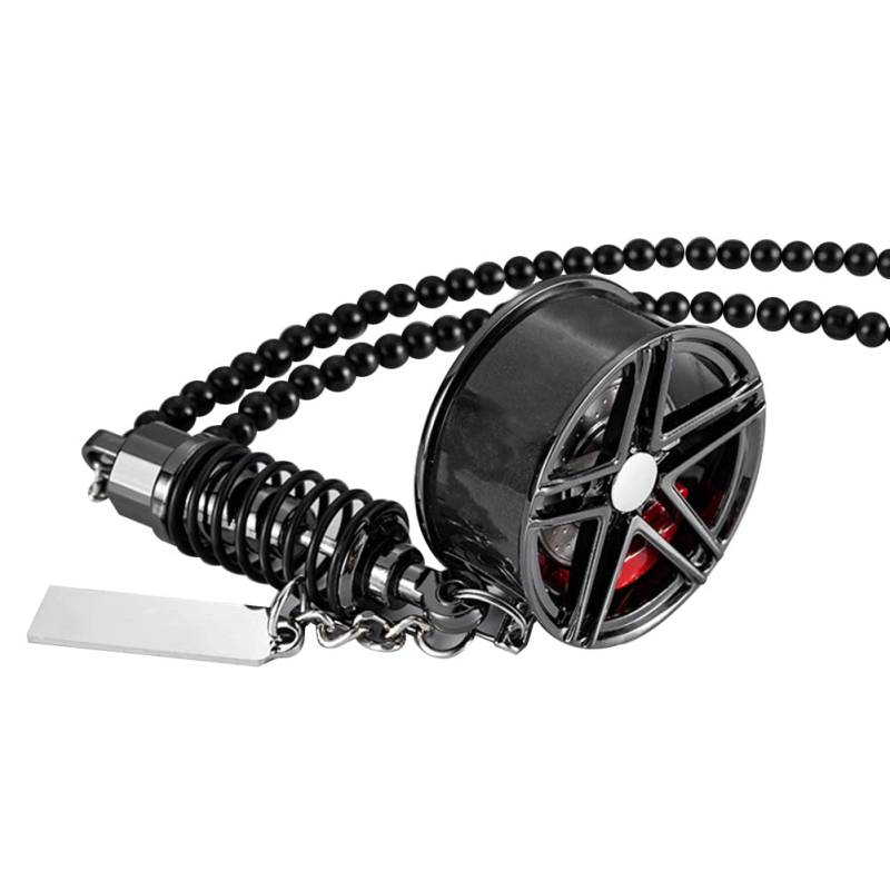 Auto Rad Rückspiegel Anhänger,MoreChioce Personalisierte Auto Hängende Ornament Innenspiegel Charm Innenraum Dekoration Rückspiegel Ornament Innendekoration Zubehör für Frauen Männer,#D von MoreChioce