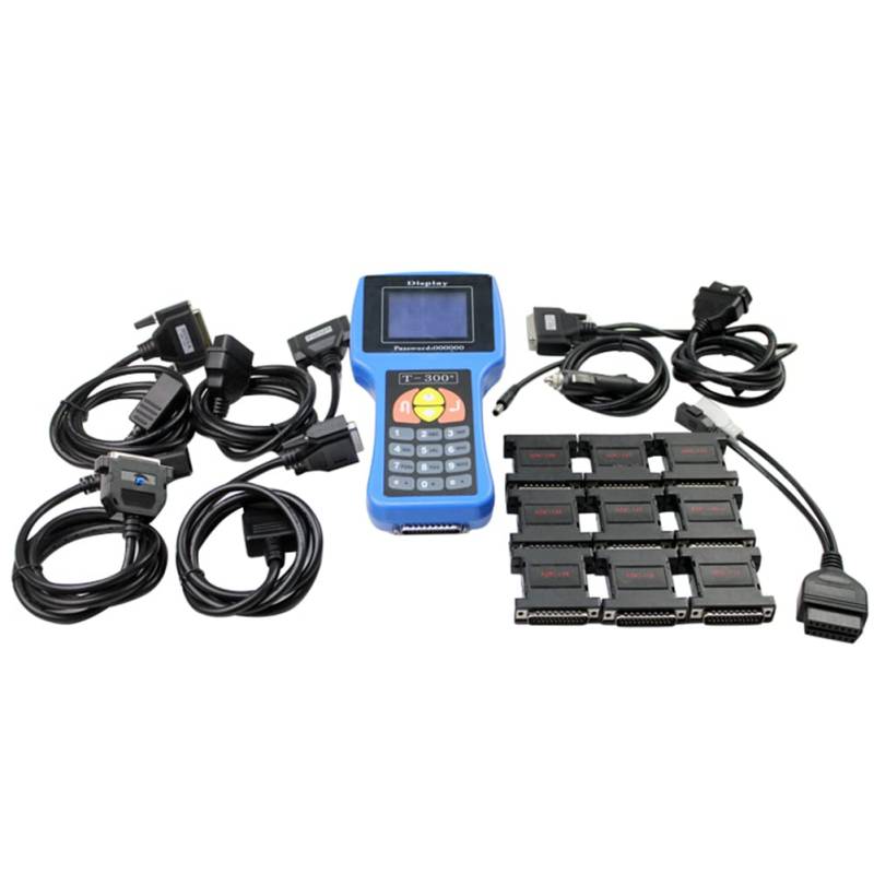 Auto Schlüsselprogrammierer, MoreChioce Schlüssel Programmierer Key Programmer T300 Autodiagnosefunktionen Lesen IMMO/ECU ID Fügen Sie Transponderschlüssel Fahrzeugen von MoreChioce